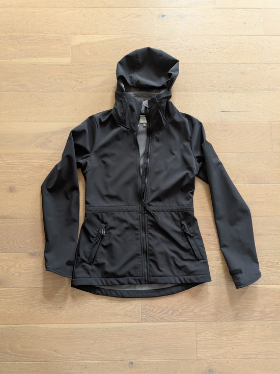 Bench Jackets & Blazers - Bench Women's Black Hooded Softshell Rain Jacket